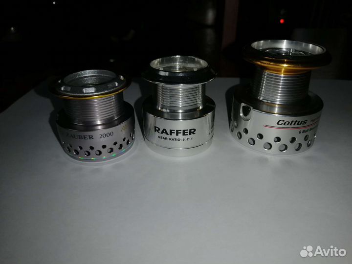 Запасные шпули на рыболовные катушки