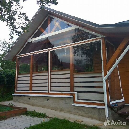 Мягкие окна для террас и беседок