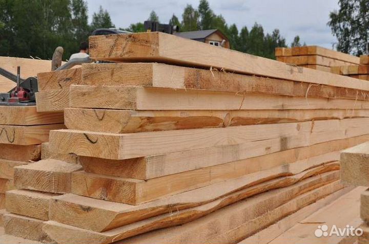Доска обрезная 25*100*6000