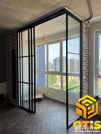 Раздвижные двери перегородки