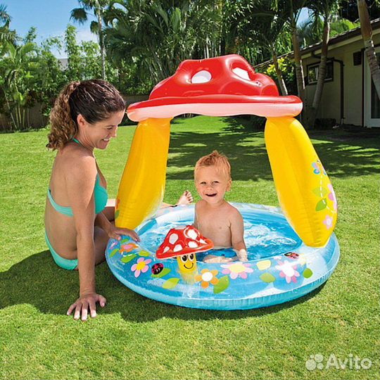 Бассейн детский надувной «Гриб»