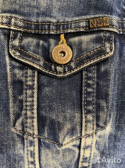 Джинсовая жилетка