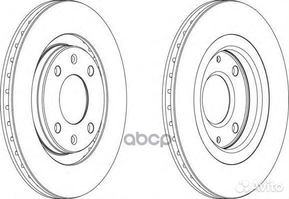 Диск тормозной PSA berlingo/partner/206/306 96