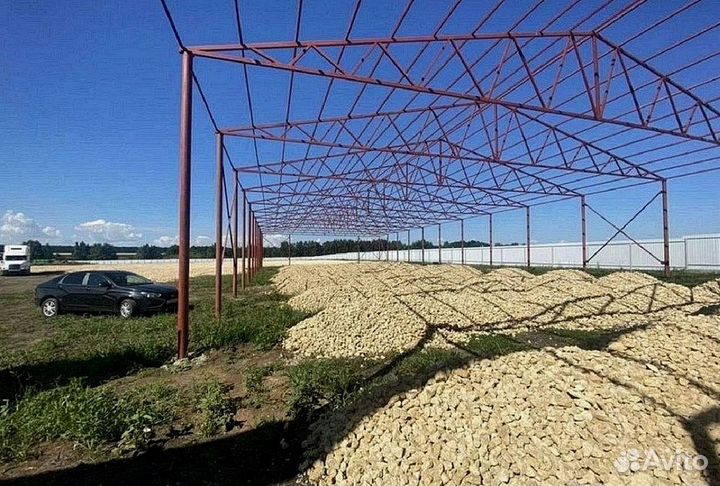 Строительство ангаров, гаражей, навесов