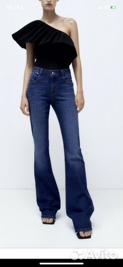 Zara джинсы 40. Наш 46-48 оригинал С сайта