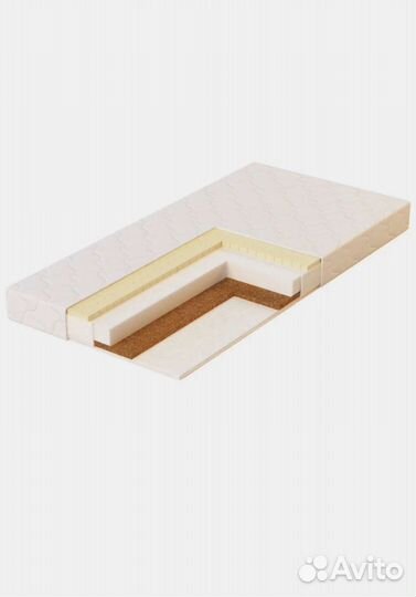 Матрас детский 120 60+простынь на резинке