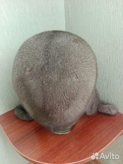 Норковая ушанка женская