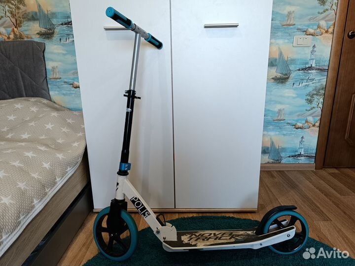 Novatrack Самокат 230P.polis.BL9, синий