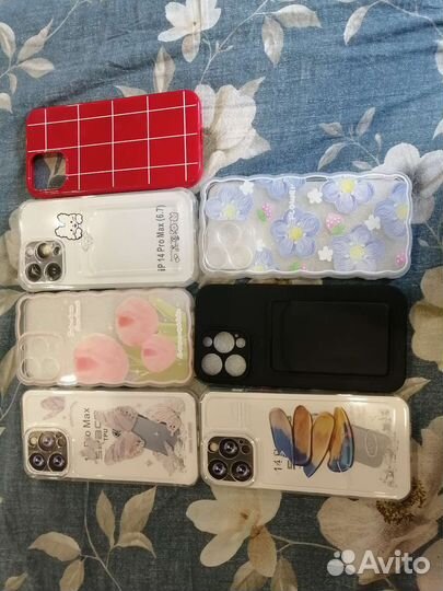 Чехлы на iPhone и другие телефоны (38шт)