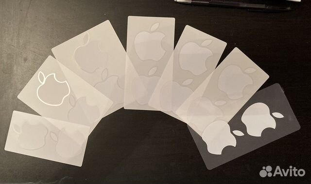 Наклейки Apple для iPhone, iPad 7 шт цена за все