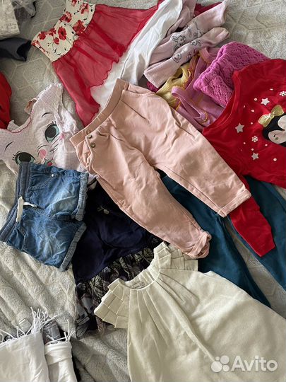 Вещи пакетом 74-92 р на девочку