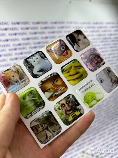 3d стикеры для телефона с дизайном под заказ
