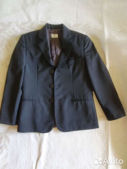 Итальянский черный пиджак