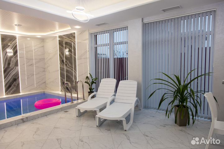 Баня сауна с бассейном хамам