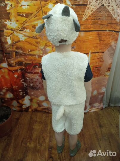 Новогодний костюм для мальчика овечка