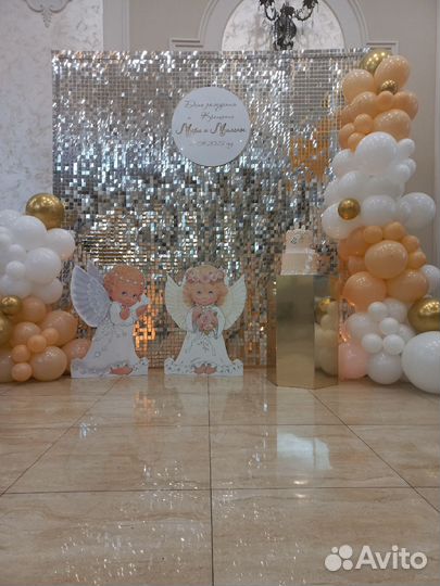 Аренда фотозоны из пайеток