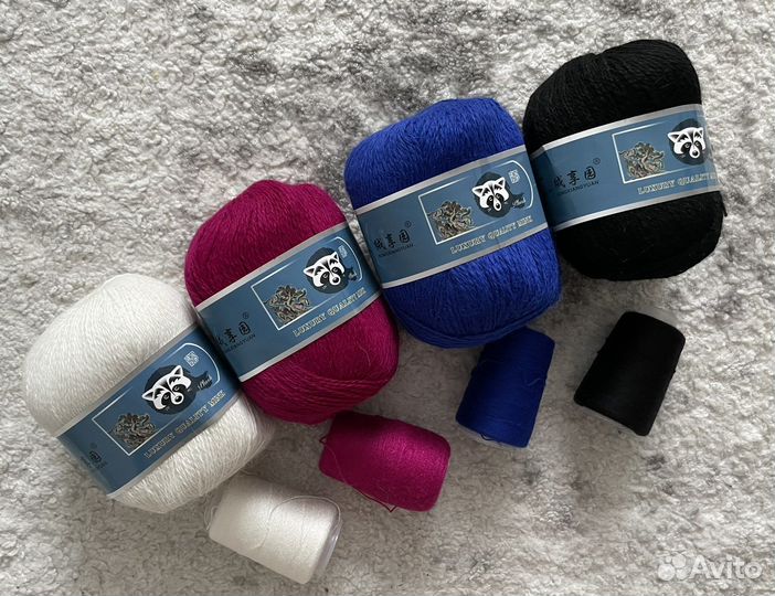 Пряжа пух норки в наличии