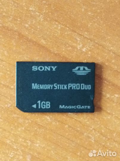 Memory stick pro duo sony 1 gb, Япония