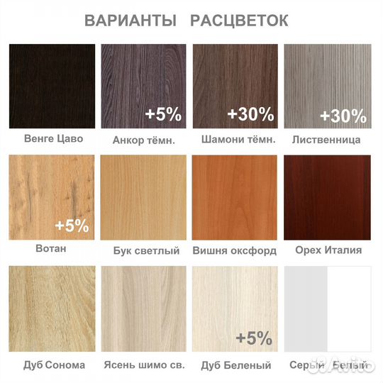 Тумба с Замком на колёсах 3-ящика 12-цветов