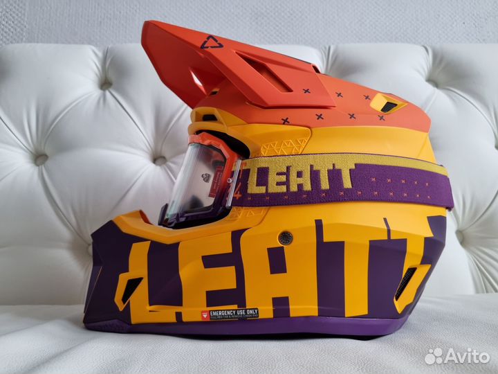 New Helmet Kit Шлем Leatt Moto 7.5 V23 Orange