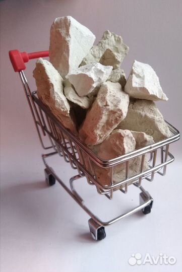 Природный мел и глина