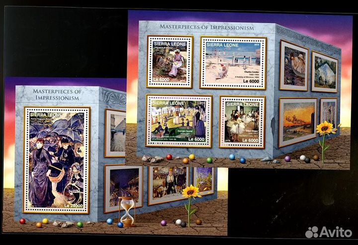 Сьерра-Леоне 2016 Живопись Стили по 2 блока