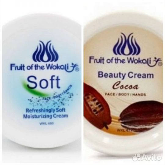 Крем для лица, тела и рук Fruit of the Wokali