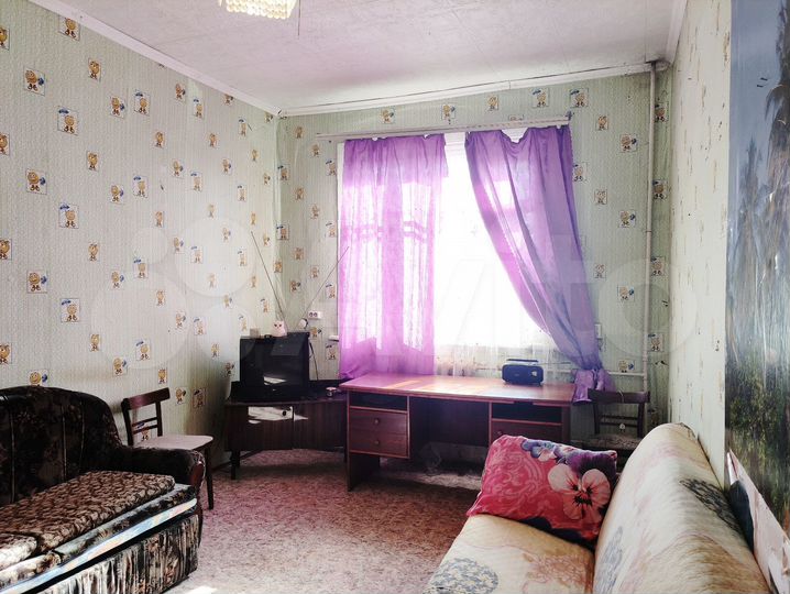 Комната 17,7 м² в 3-к., 2/2 эт.