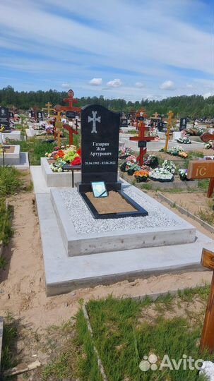 Памятники из гранита поребрики бордюры