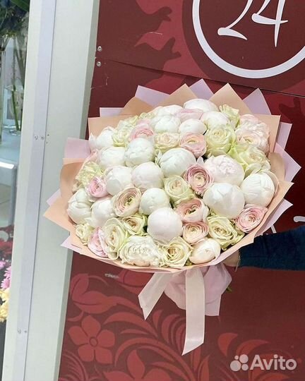 Пионы Букет пионов