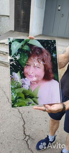 Фотопечать на стекле, фото на памятник