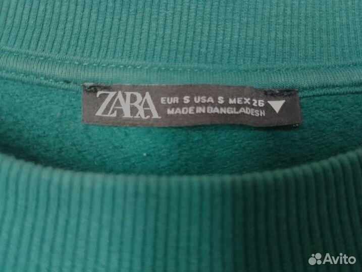 Свитшот oversize женский zara