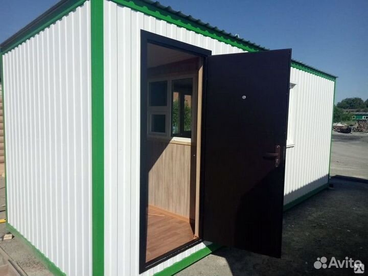 Вагончик строительный 6.11х2.38/Бытовка/Пост охран