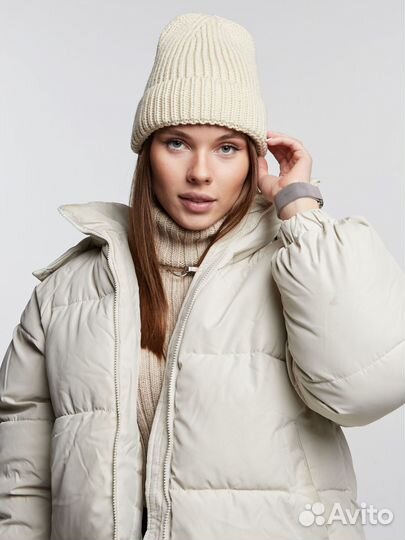 Шапка бини средней вязки Шапки Оптом