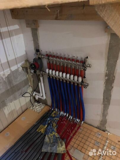 Монтаж отопления воснабжения