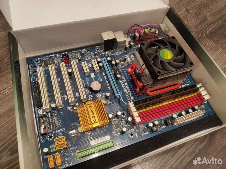 AMD athlon II X4 620 + охлаждение + блок питания