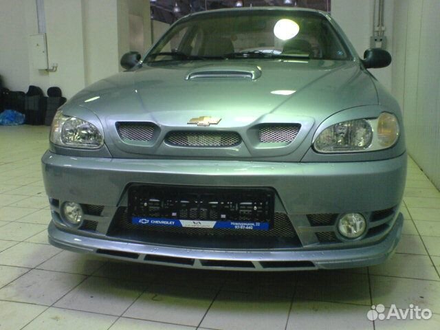 Накладка на капот на Lanos (воздуховод)