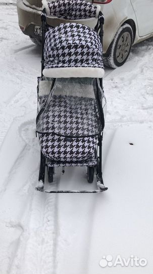 Коляска санки