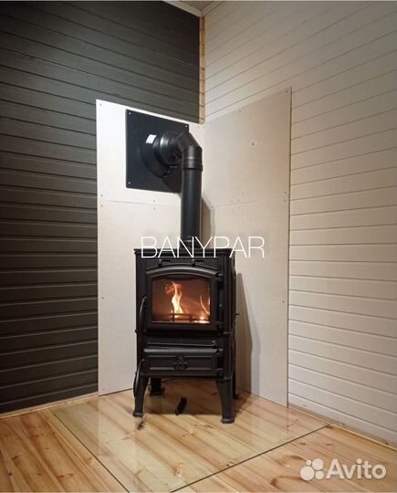 Установка печей, каминов, дымохода