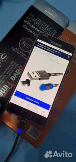 Магнитный кабель для всех microUSB lightning TypeC