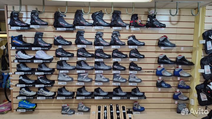 Детский набор лыж в школу