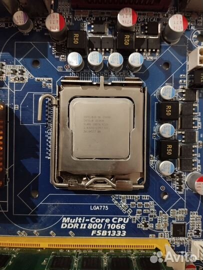 Комплект: мат. плата, проц, оперативная память