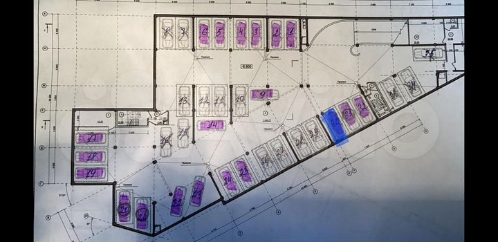 Машиноместо, 20 м²