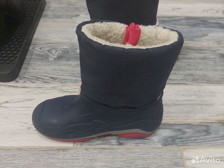 Сапоги резиновые утеплённые для девочки