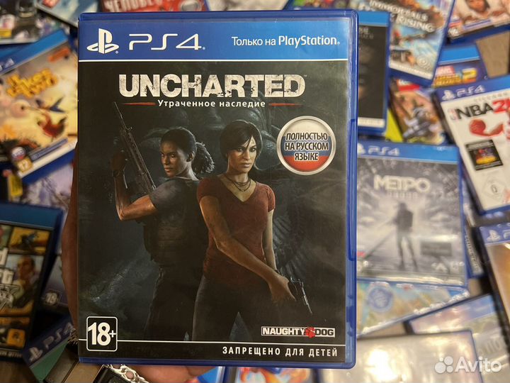 Диск Uncharted Утраченное наследие PS4