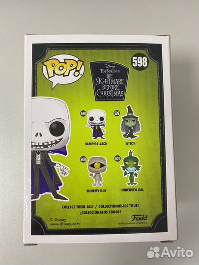 Funko pop фанко поп Vampire Jack 598