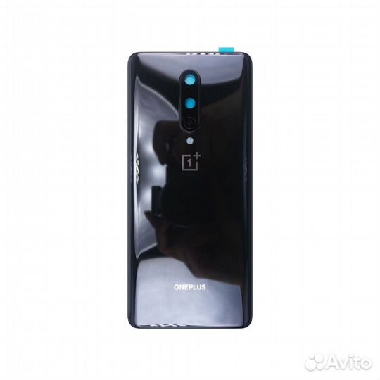 Задняя крышка + стекло камеры для OnePlus 8 (черны