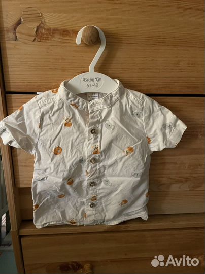 Костюм шорты и рубашка