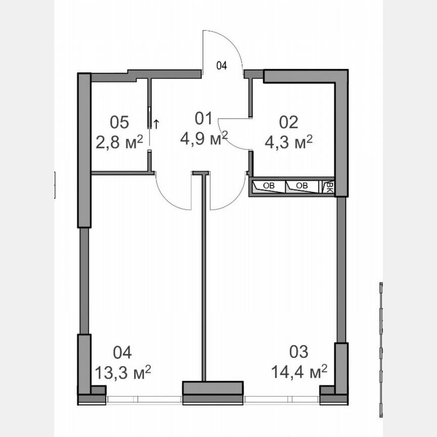 1-к. квартира, 39,7 м², 6/22 эт.