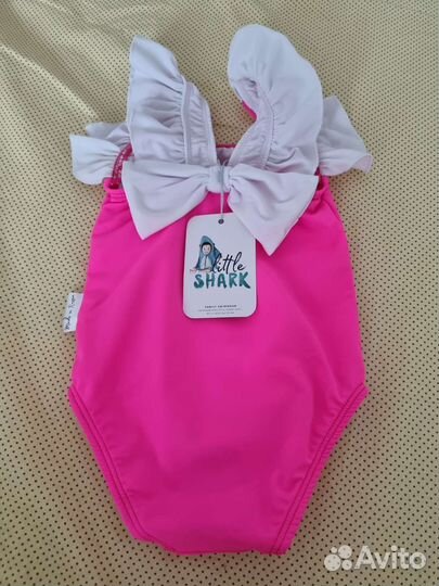Детский слитный купальник для девочки 80. Новый